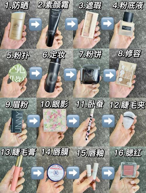 美妆教程 妆前轻薄保湿步骤实拍