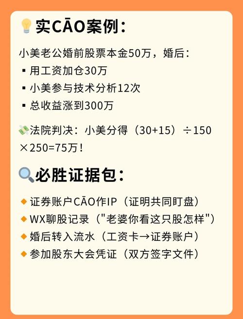 婚前股票账户收益分割法院判例整理表