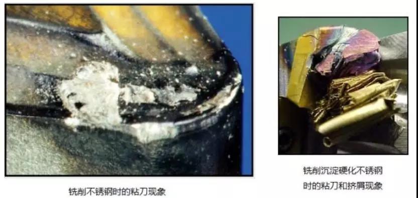 钻头加工不锈钢时刃口积屑瘤