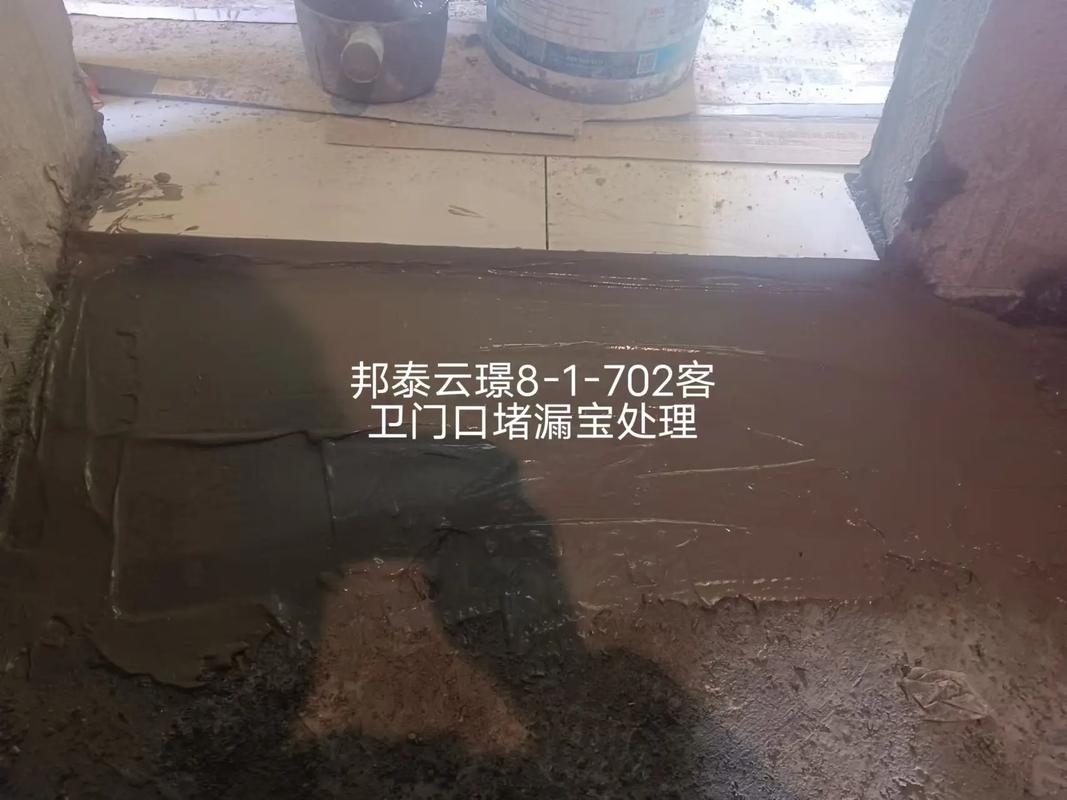 卫生间过门石防水施工堵漏王涂刷工艺