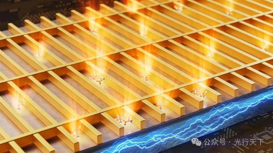 新媒体艺术实验室中的硅胶生物发光装置,带有传感器