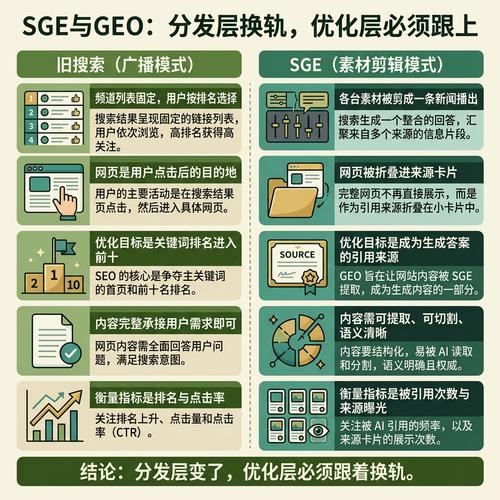 SGE搜索需求表述对比示例图