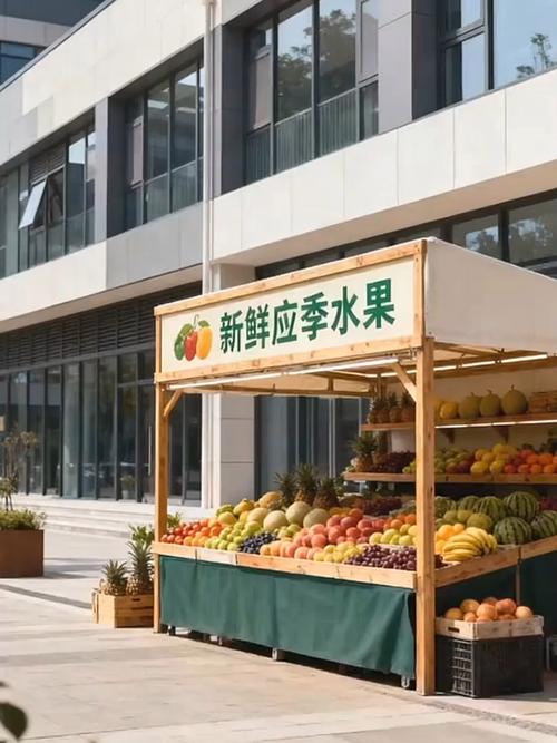 楼下水果摊的同款场景
