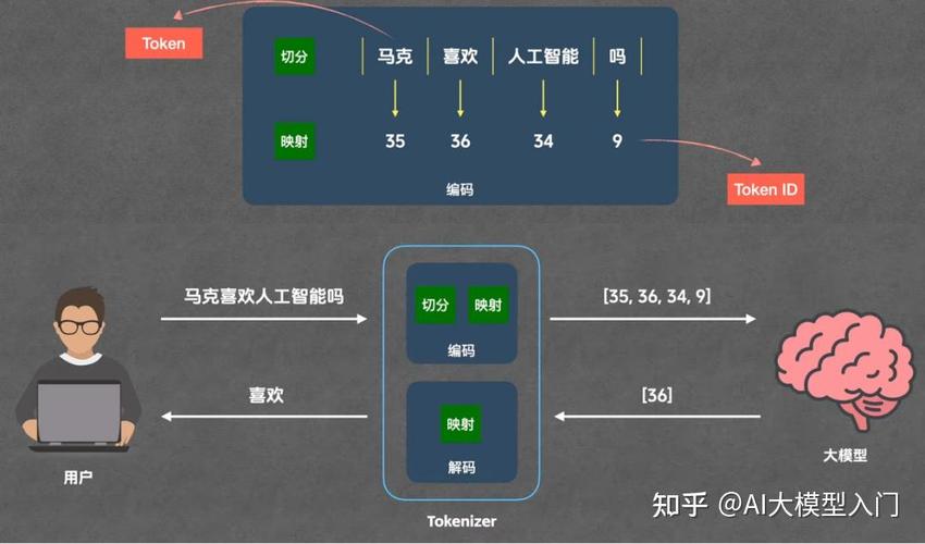 大模型算法下一个token预测过程示意图