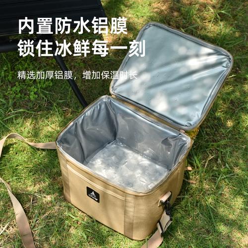 户外露营冷藏包食材摆放示意图