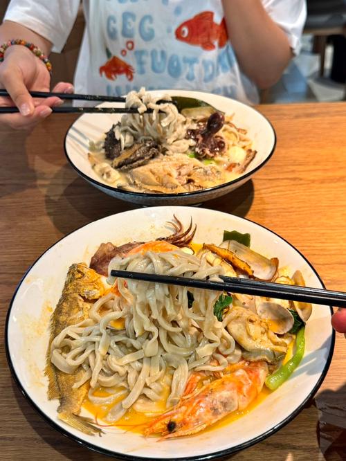 大连海鲜面现煮明档