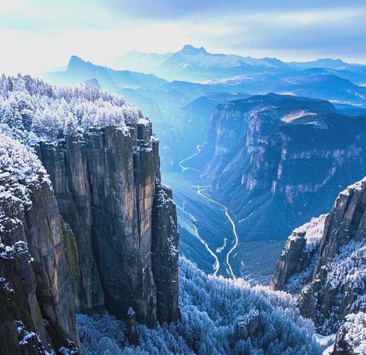 恩施大峡谷雪景