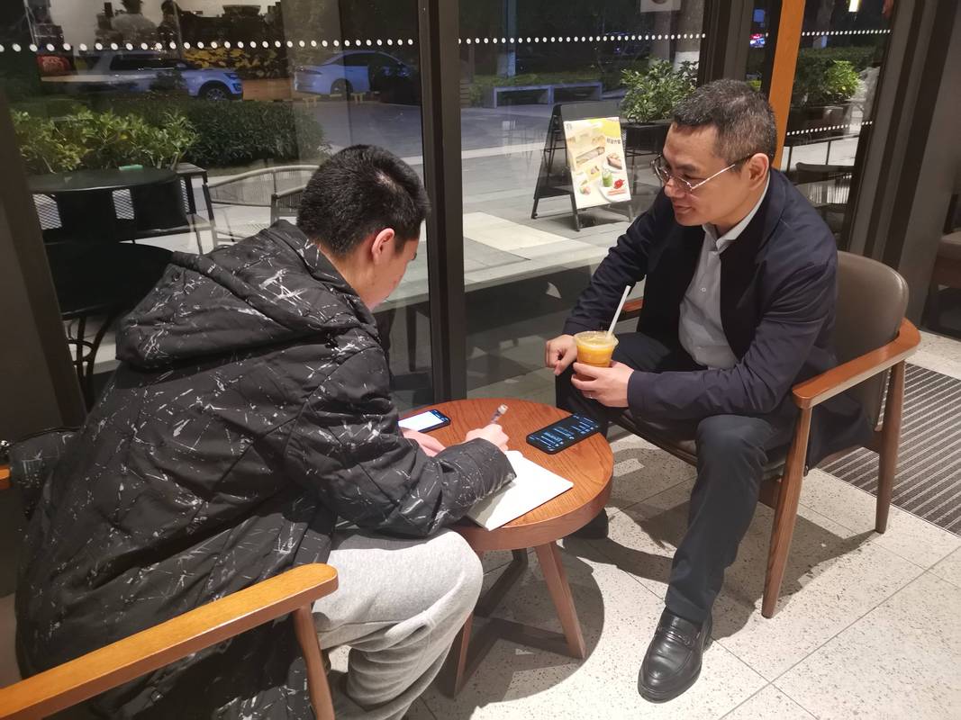 30岁转行成功人士访谈现场照片