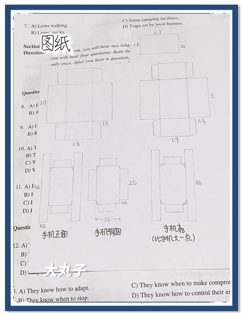 实体产品手工打样最小样板图