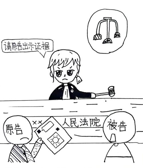 上海法院离婚财产分割庭审现场速写