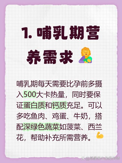 哺乳期每日所需热量对比示意图