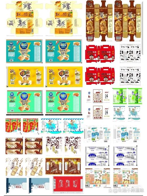 零食产品包装设计侵权原被告作品对比图