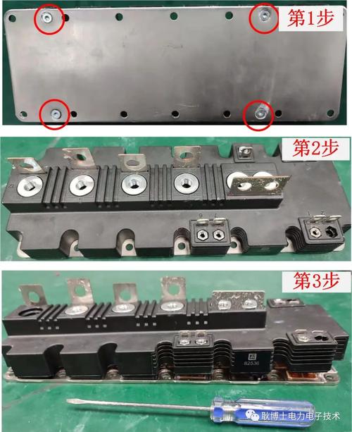 感应加热设备核心IGBT模块拆解实拍