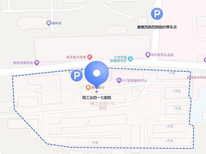 商圈深夜出口抢劫高发区域示意图