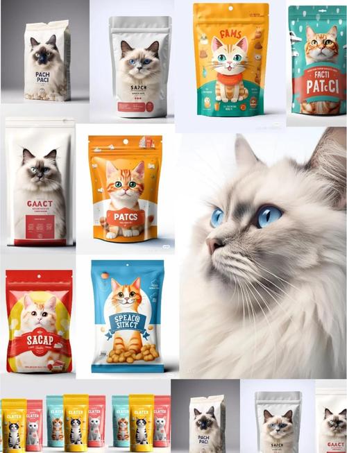 宠物店货架合规品牌成品猫粮包装展示