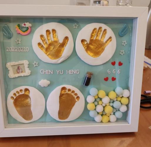 自制失败的宝宝手印脚印成品图