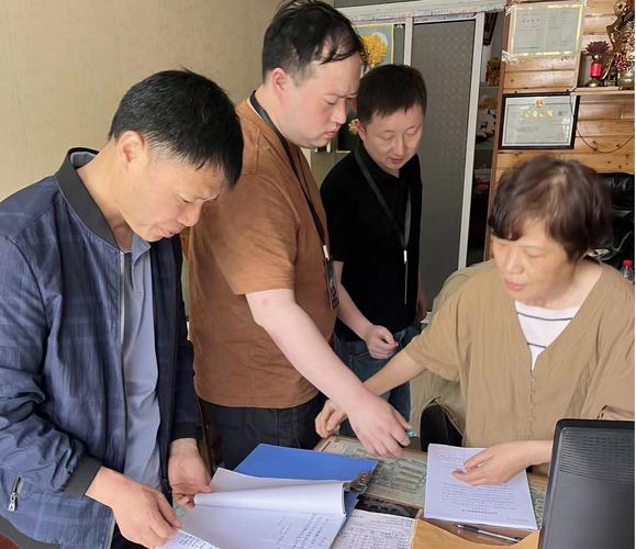 不动产继承纠纷案件证据材料梳理工作现场