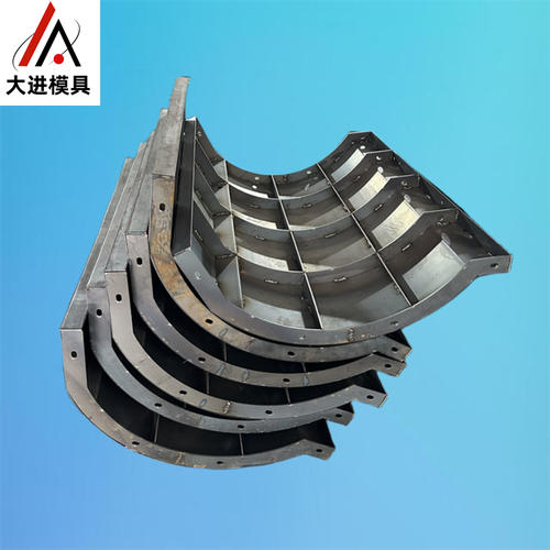 防护面罩弯弧定型钢制模具实拍