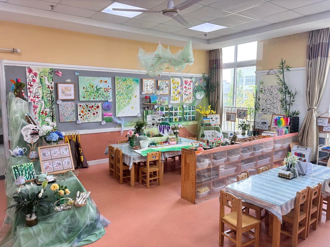 幼儿园教室区角布置实景