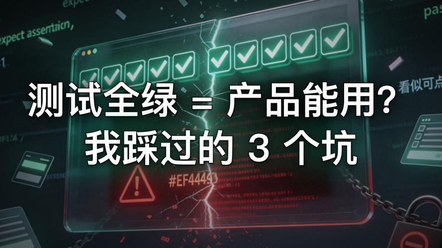 做测试性设计，最容易踩的三个坑