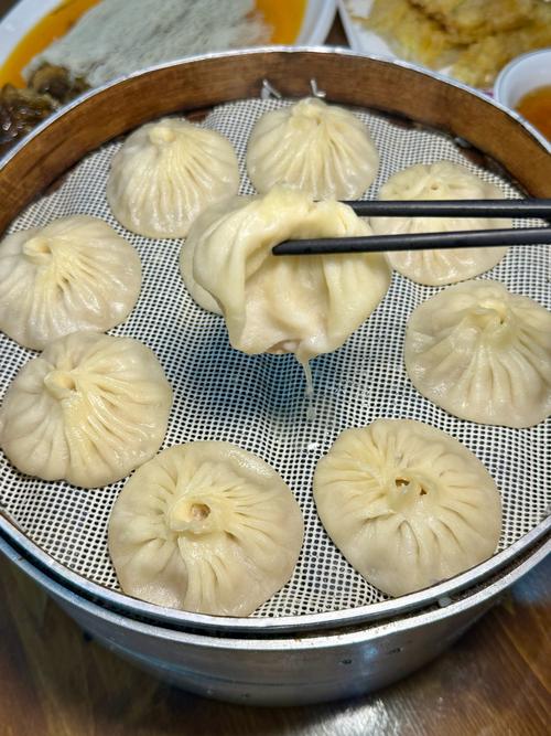 开封灌汤包特写