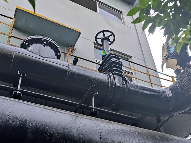工业空气压缩机管道漏损检测现场