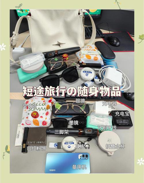 短途出游随身健康包整理实拍