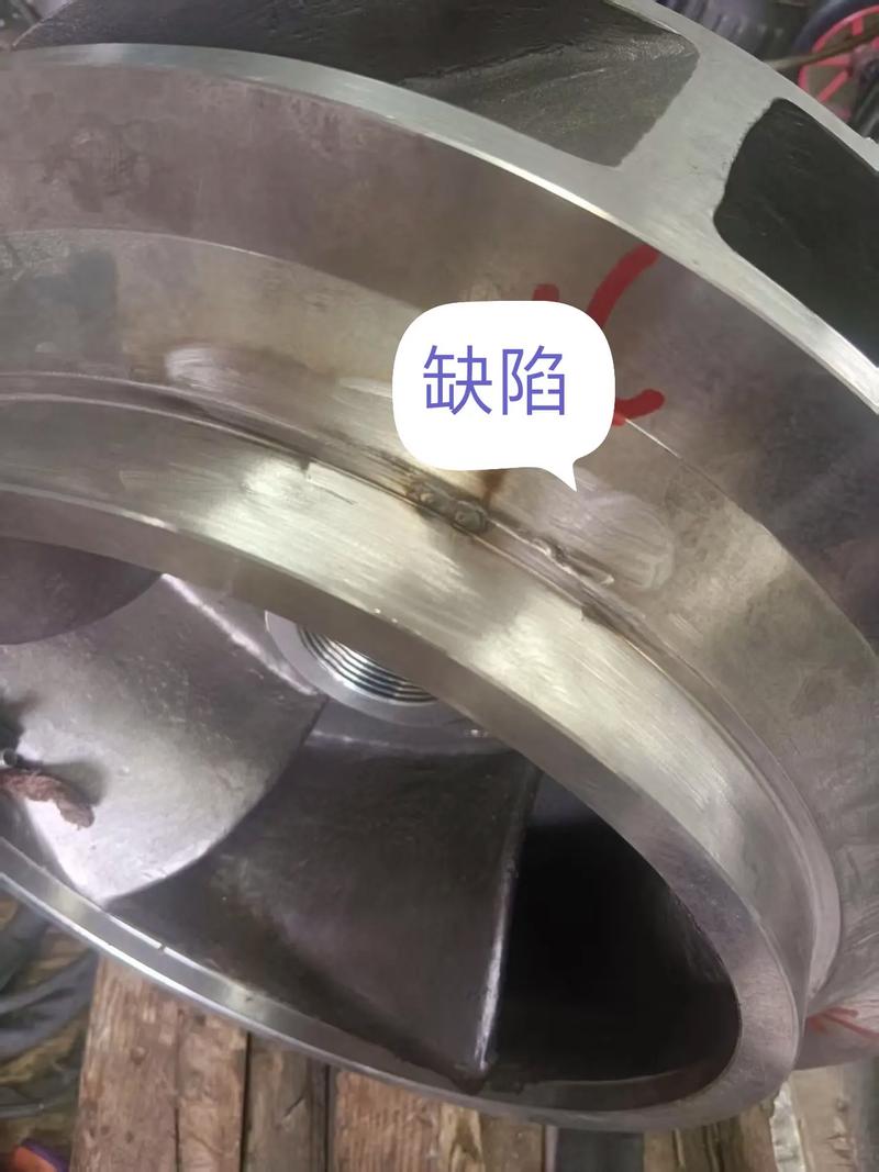 304不锈钢管缩口起皱缺陷实物图