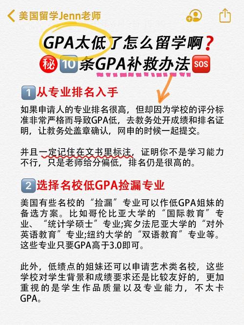 低GPA急救包：现在还没到放弃的时候