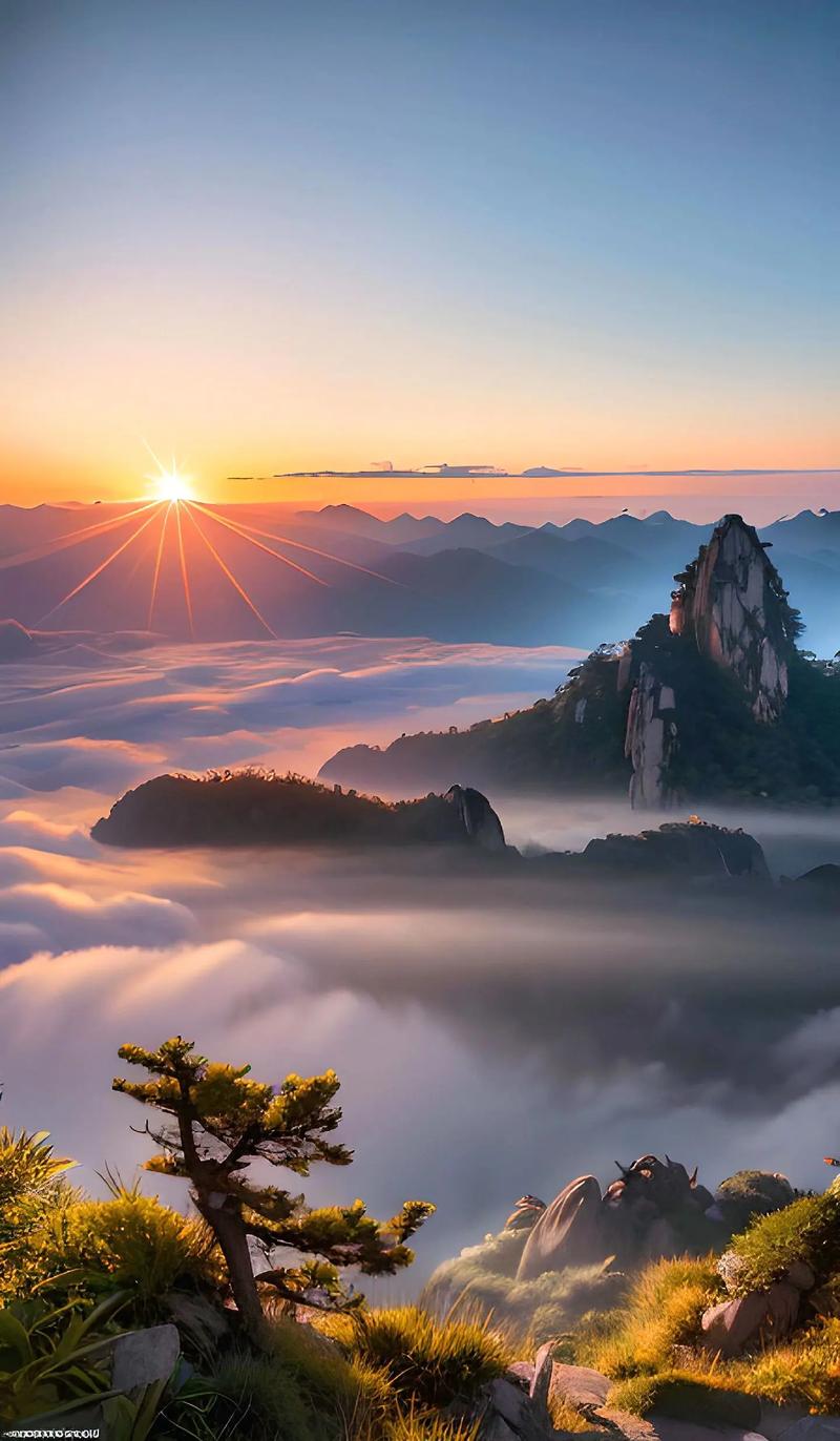 黄山云海日出