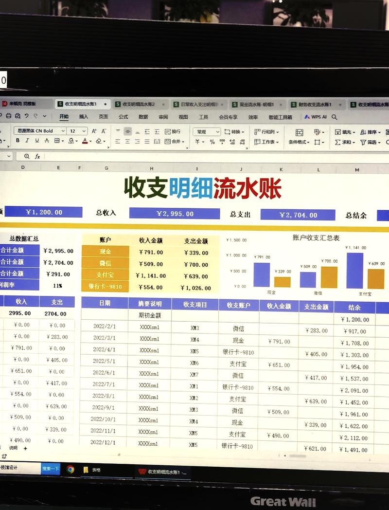 直播MCN公司股东私人账户收支流水单