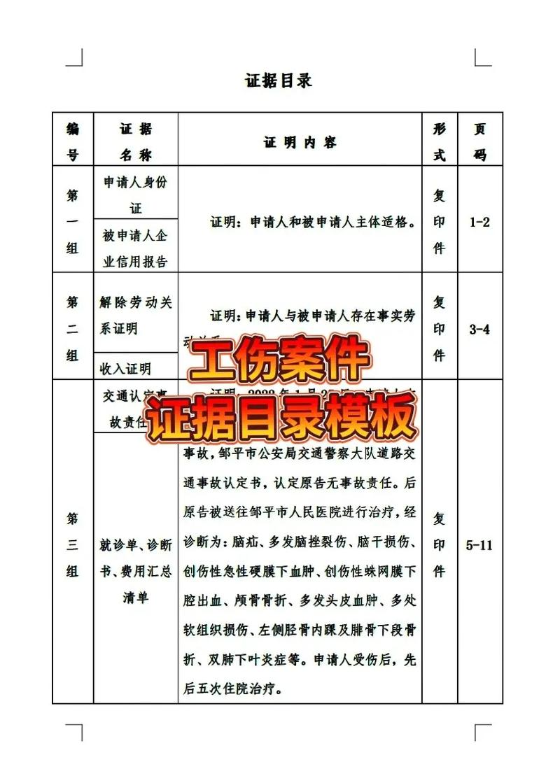 律师与工伤当事人分析案件材料