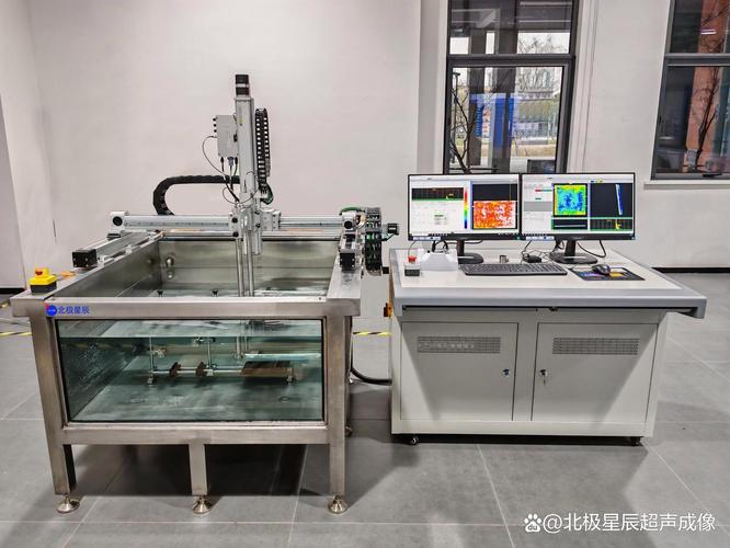 工业超声波检测探头耦合剂涂覆现场