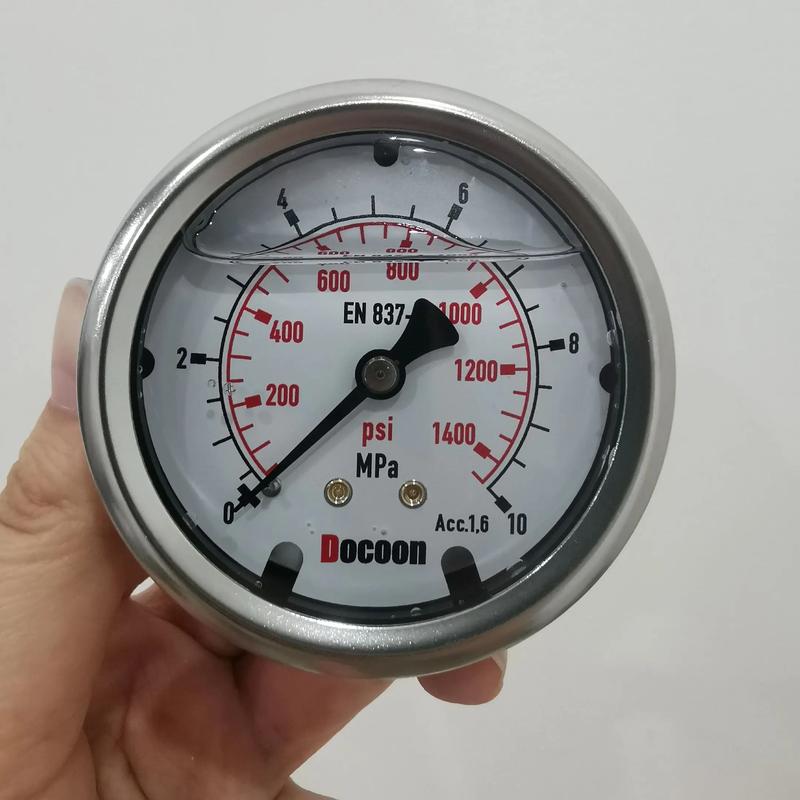 三辊研磨机液压系统压力表工作状态