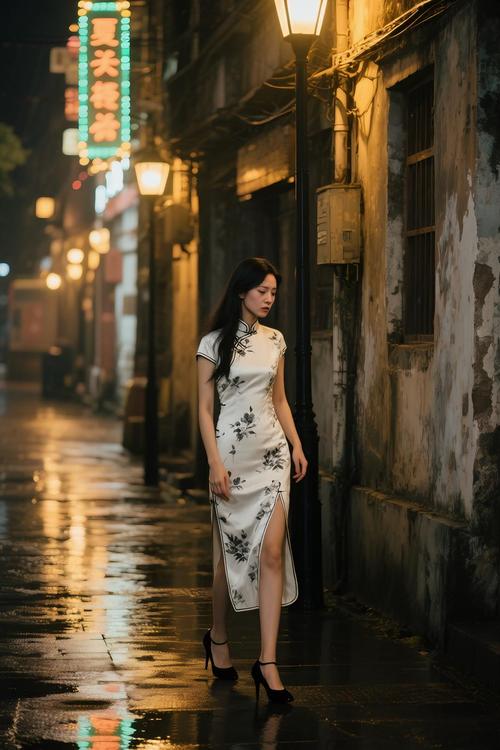 民国旧楼 亲子 雨夜