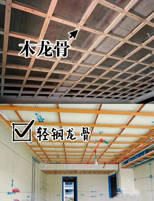 问:材料怎么选?轻钢龙骨还是木龙骨?石膏板有什么区别?
