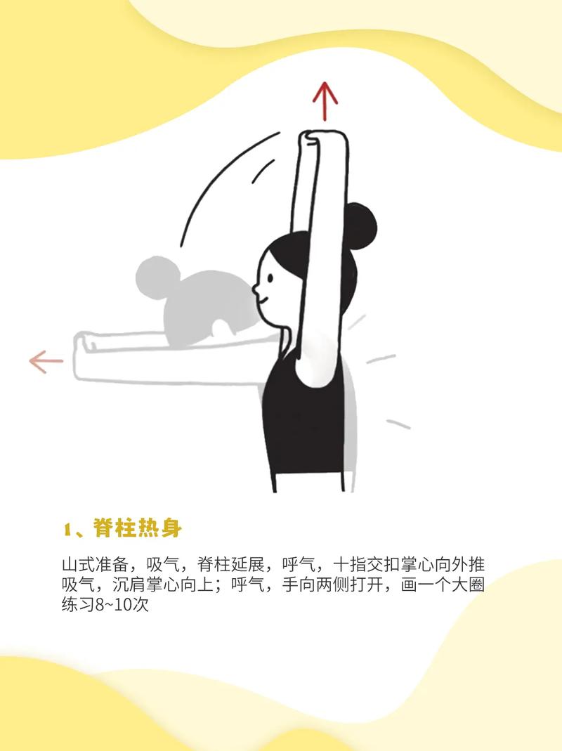 办公室颈部肩部伸展动作图解