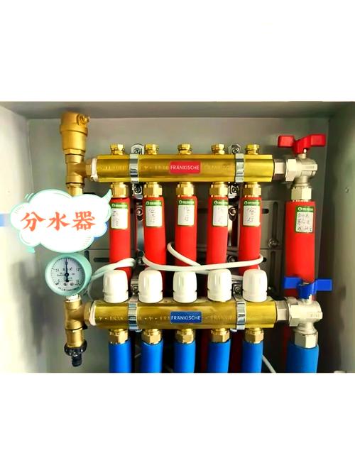 水地暖分集水器安装实景