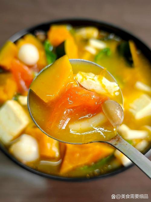 椰浆炖南瓜西兰花素食一锅端