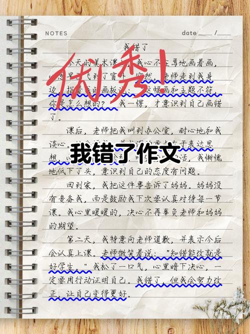 写砸了也没关系，别把作文本改成错题本