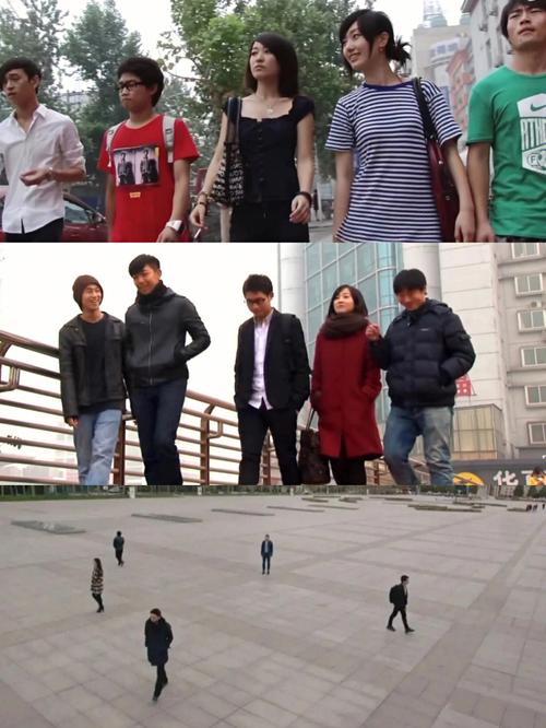 悬疑剧《毛骗》团队街头拍摄场景