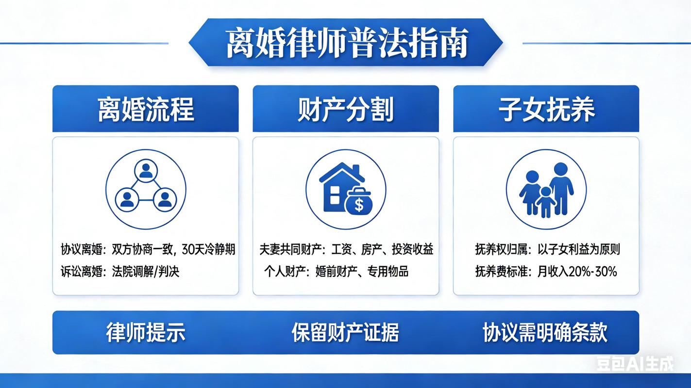离婚聘请律师签约流程注意事项图