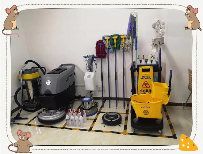打磨机维修保养清洁工具摆放图