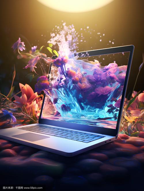 普通笔记本运行制作的创意视频特效效果图