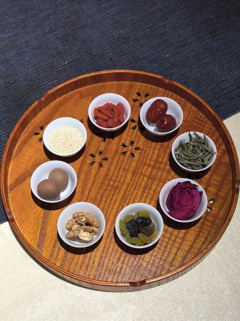 手工日常茶饮调配材料实拍
