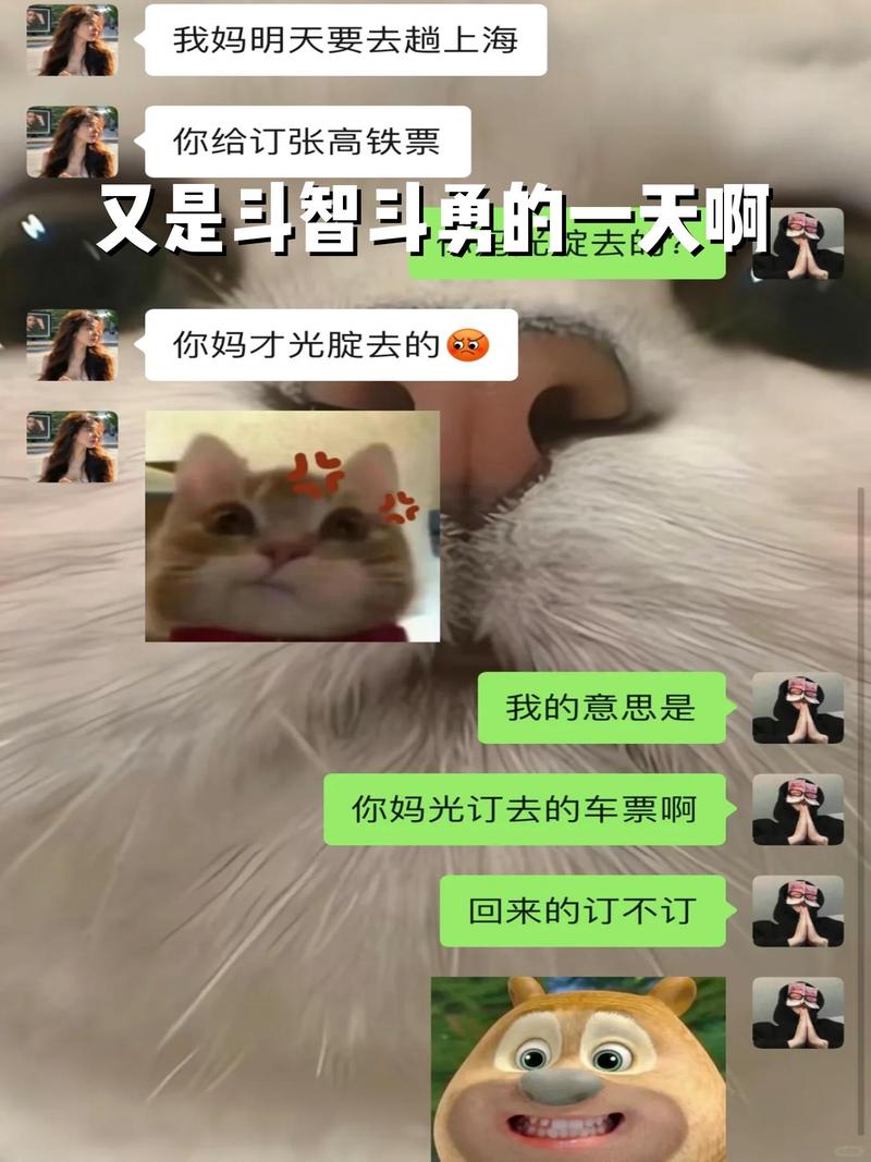 年轻人微信聊天满是网络热梗的手机截图