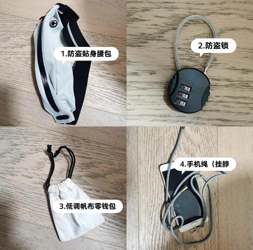 欧洲旅行防盗背包正确背法示意图