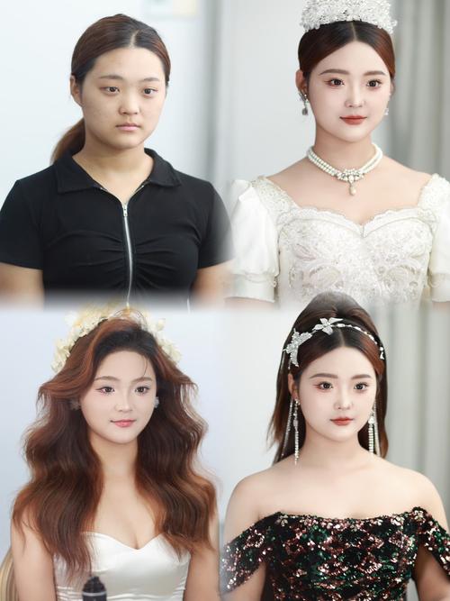 新娘婚纱试妆忽略耳饰导致不协调现场