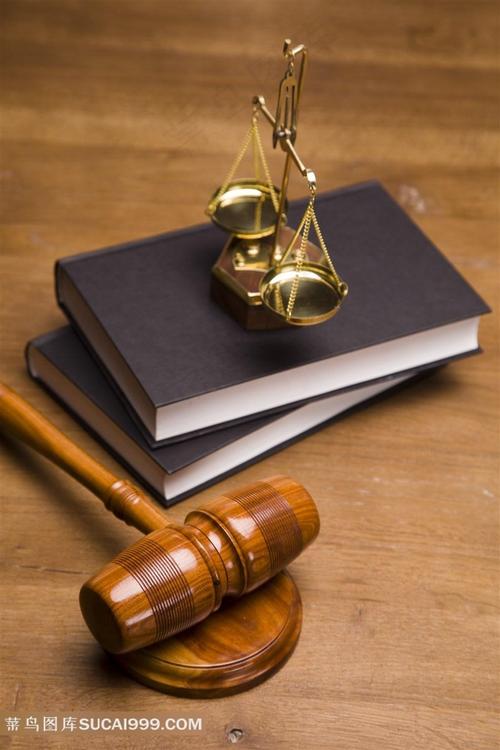 刑事诉讼法法规书本与法官法槌特写