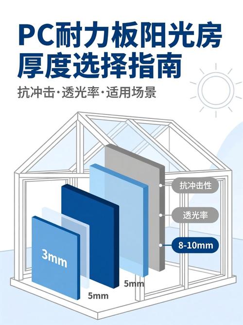 耐力板厚度选择对照表 阳光房跨度